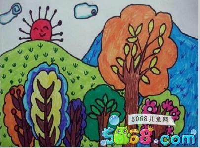 三年级秋天的图画