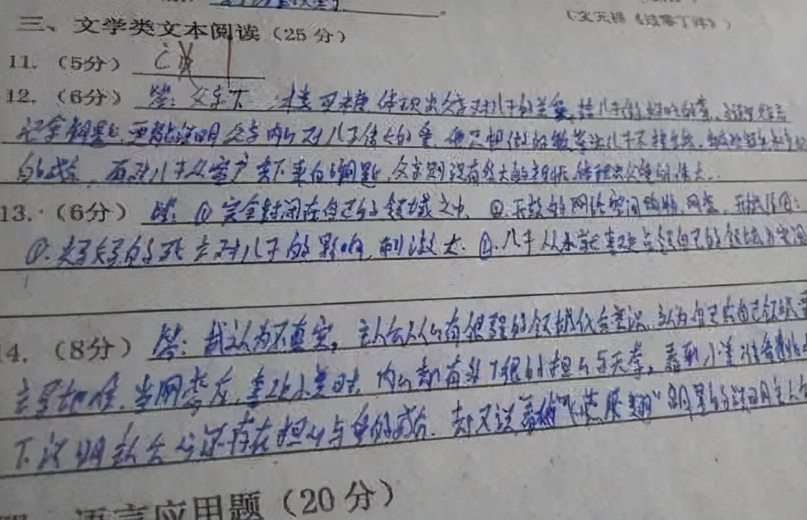 回顾高考语文满分作文，堪称“神仙卷面”，阅卷老师不忍扣分