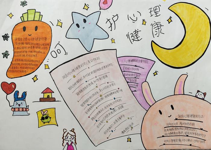 关注心理健康手抄报