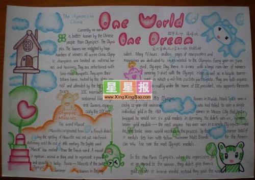 英语农场手抄报