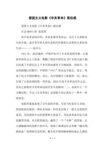 爱国电影观后感800字作文(爱国电影观后感800字高中)（看完一部爱国电影后你的感想作文800字（高中看了一部爱国电影后你的感想800字作文）文章) 