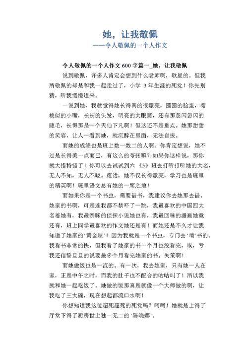 他(她)___了作文