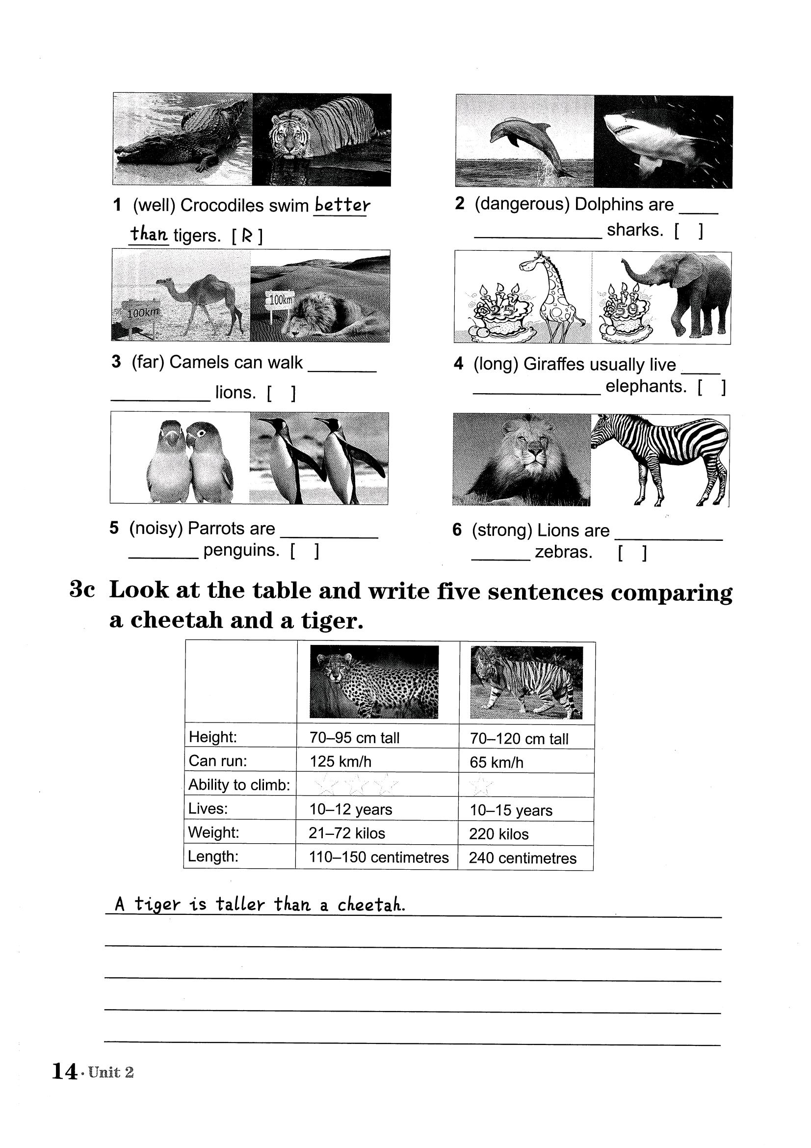 四年级英语一二单元课本对应的练习题，配套做，效果更佳