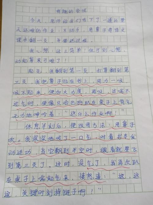 人物描写小练笔