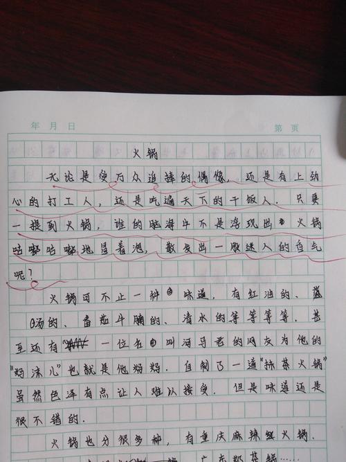 关于美食的作文