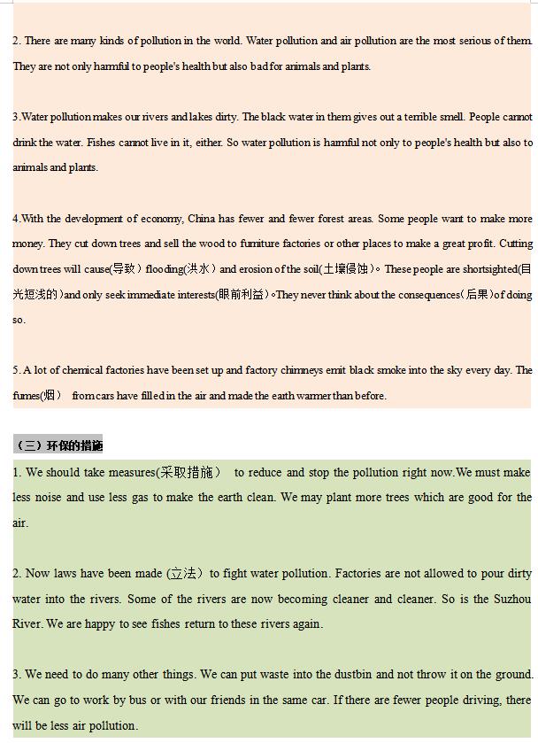 2022中考英语话题作文大全（词汇+句型+素材+操练），必备一份