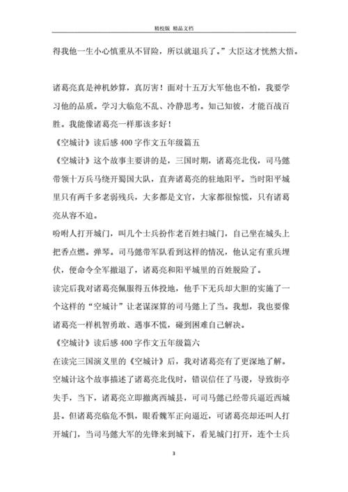 空城计读后感(空城计读后感450字)（读完《空城计划》（读完《空城计划》450字）文章) 