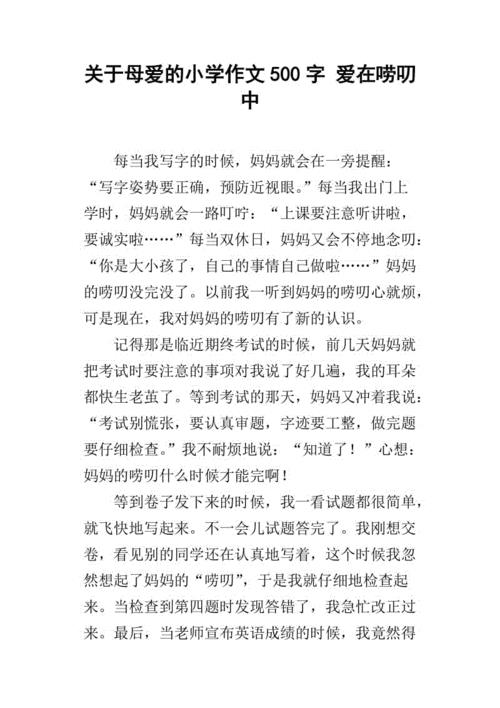 他___了500字优秀作文