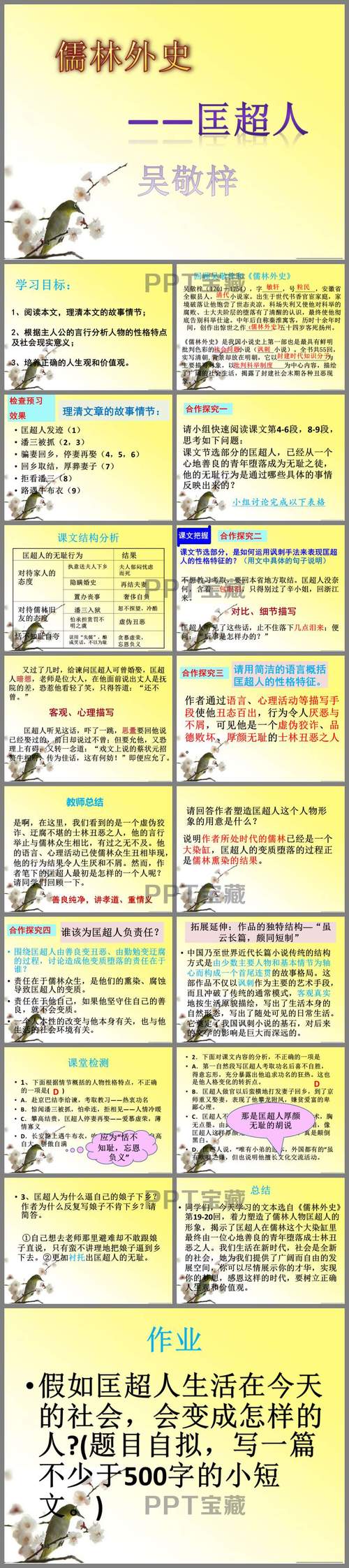 匡超人人物形象分析